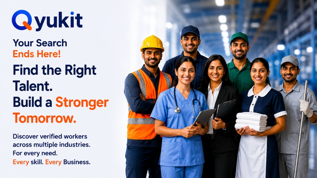 Qyukit – Your Search Ends Here! Find the Right Talent. Build a Stronger Tomorrow. Discover verified workers across multiple industries. Post Jobs FREE for Employers.